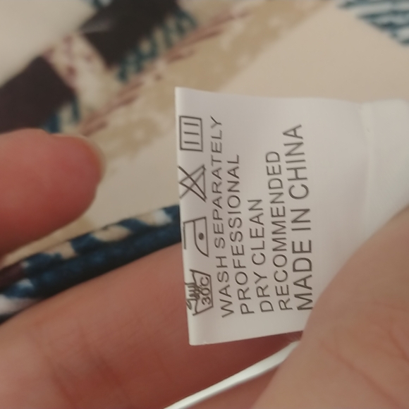 GYK Khaki Plaid Coat Size Large - Picture 7 of 8